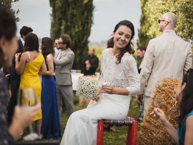 Il matrimonio di Domenico e Silvia a Lajatico, Pisa 43