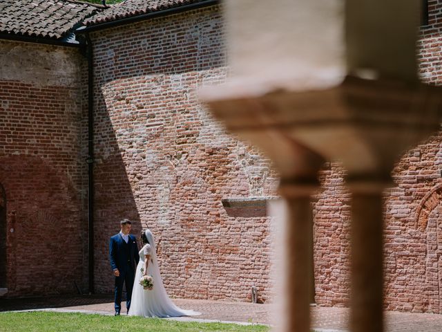 Il matrimonio di Tommaso e Francesca a Travacò Siccomario, Pavia 57