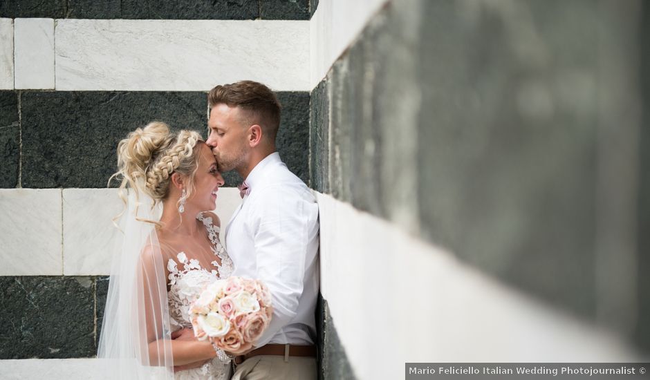 Il matrimonio di Charlie e Gabriella a Volterra, Pisa