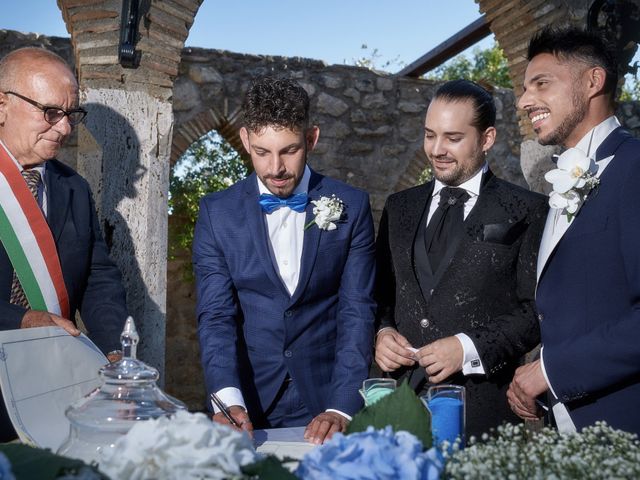 Il matrimonio di Damiano e Felice a Casaprota, Rieti 40