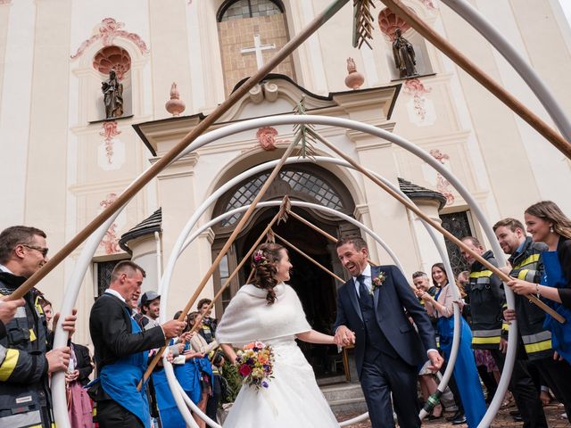 Il matrimonio di Walter e Verena a Badia-Abtei, Bolzano 21