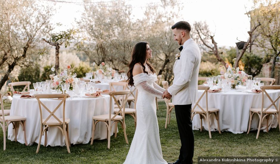 Il matrimonio di Joseph e Haley a Pienza, Siena