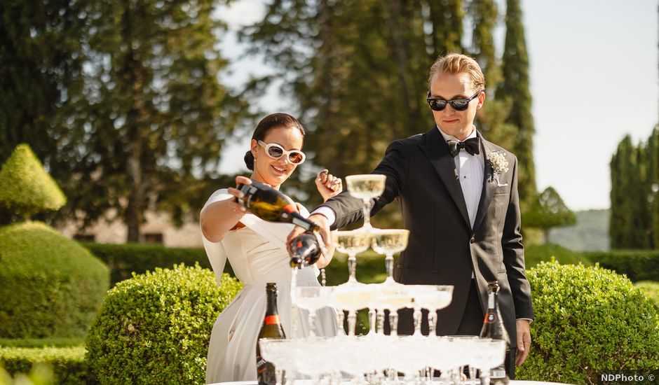 Il matrimonio di Renate e Anders a Castellina in Chianti, Siena