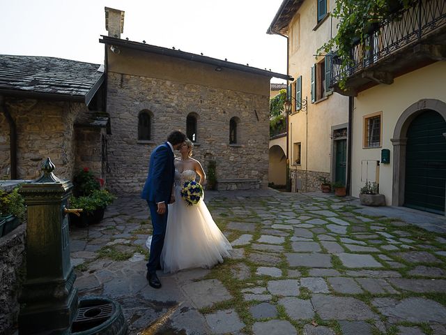 Il matrimonio di Luca e Simona a Lierna, Lecco 47