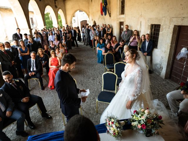 Il matrimonio di Emanuele e Hanna a Sermoneta, Latina 33