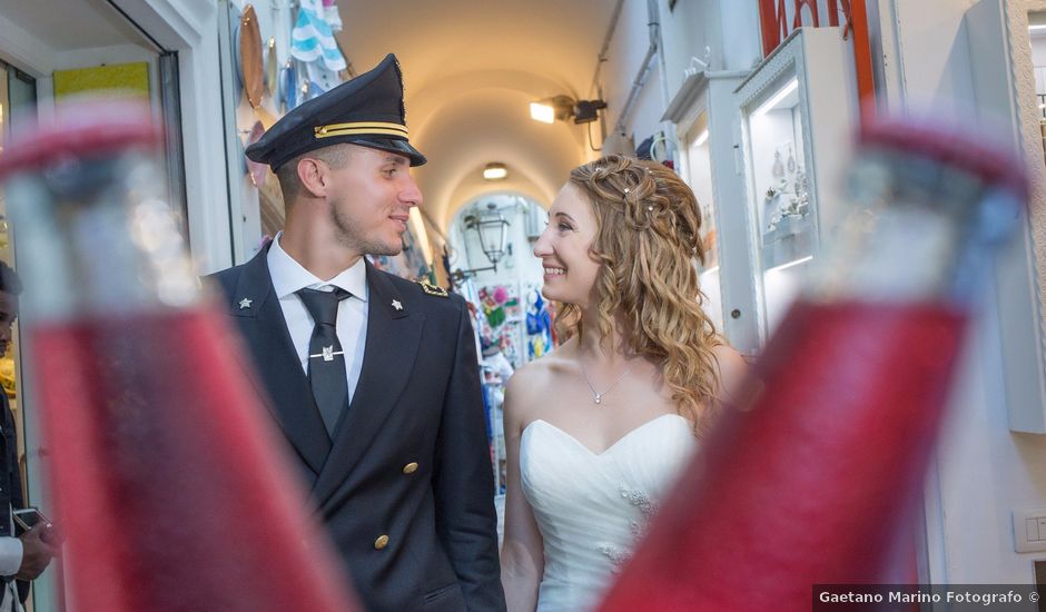 Il matrimonio di Giuseppe e Sonia a Positano, Salerno