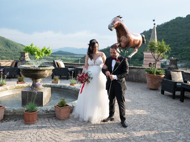 Il matrimonio di Jessica e Andrea a Castel Madama, Roma 42