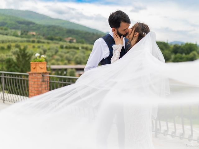 Il matrimonio di Matteo e Annaviola a Reggello, Firenze 35