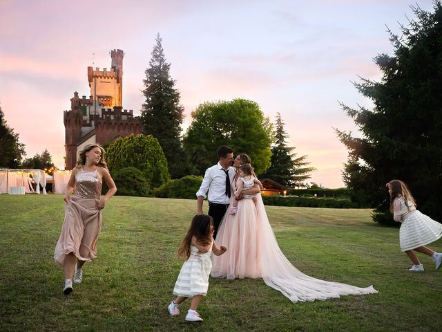 Il matrimonio di Simone e Chiara a Pombia, Novara 42