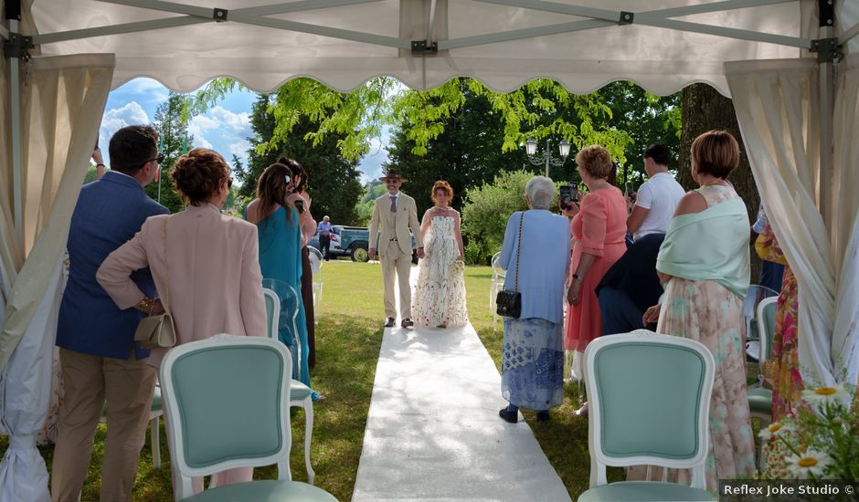 Il matrimonio di Simone e Irene a Fortunago, Pavia