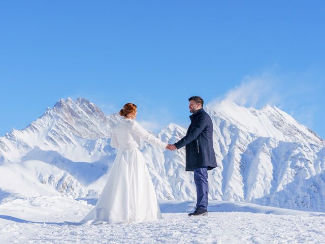 Il matrimonio di Edison e Andreea a Courmayeur, Aosta 21