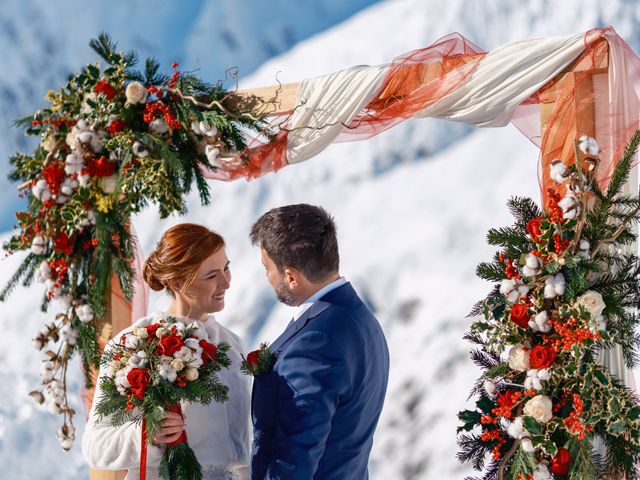 Il matrimonio di Edison e Andreea a Courmayeur, Aosta 43