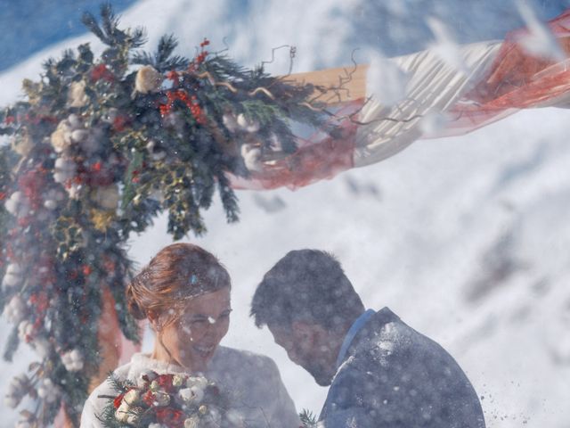 Il matrimonio di Edison e Andreea a Courmayeur, Aosta 45