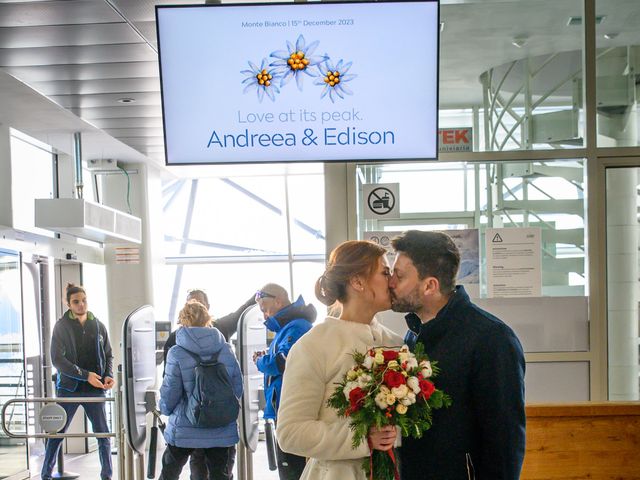 Il matrimonio di Edison e Andreea a Courmayeur, Aosta 63