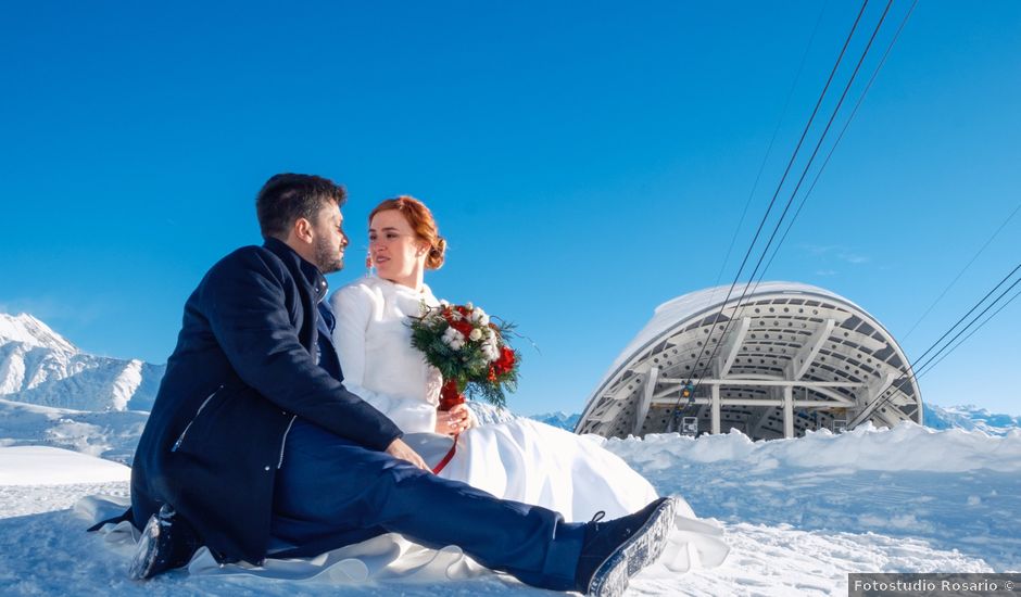 Il matrimonio di Edison e Andreea a Courmayeur, Aosta