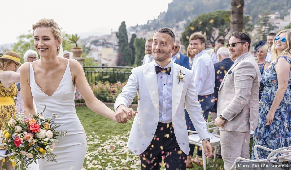 Il matrimonio di Dale e Ulrika a Taormina, Messina