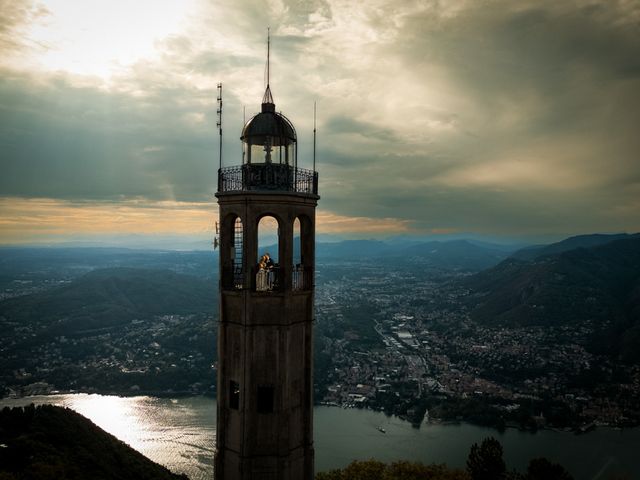 Il matrimonio di Marco e Valeria a Brunate, Como 46