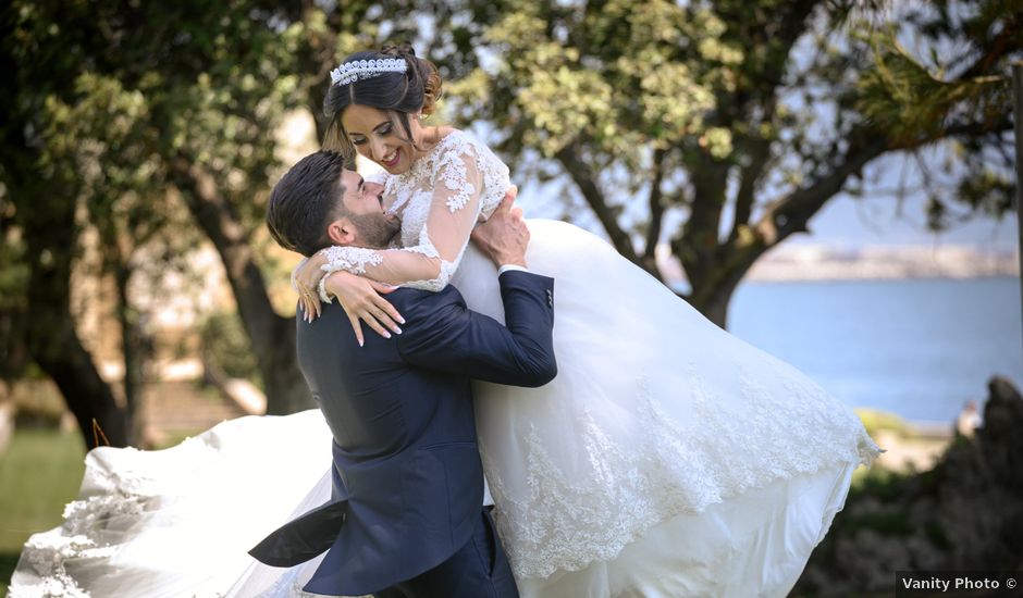 Il matrimonio di Valeria e Raffaele a Pompei, Napoli