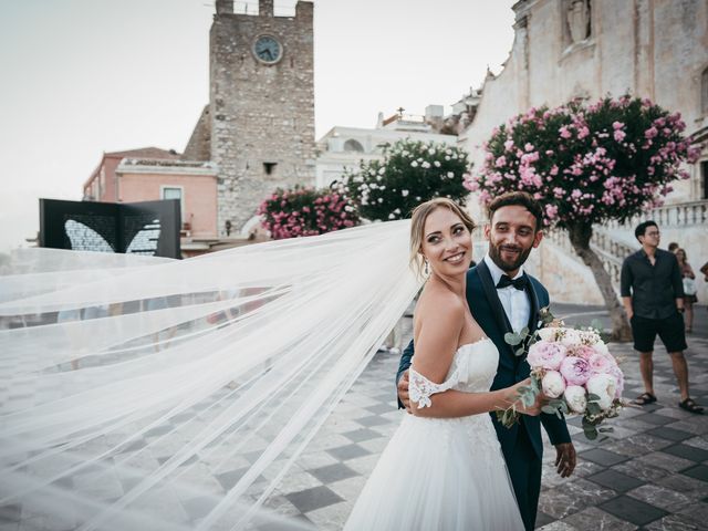 Il matrimonio di Caterina e Francesco a Taormina, Messina 94