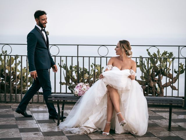 Il matrimonio di Caterina e Francesco a Taormina, Messina 123