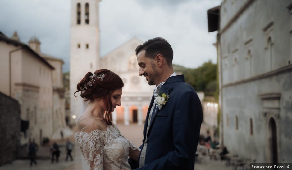 Il matrimonio di Marco e Flavia a Spoleto, Perugia