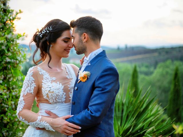 Il matrimonio di Michele e Claudia a Montespertoli, Firenze 1