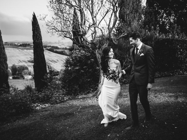 Il matrimonio di Joshua e Melissa a Montepulciano, Siena 1