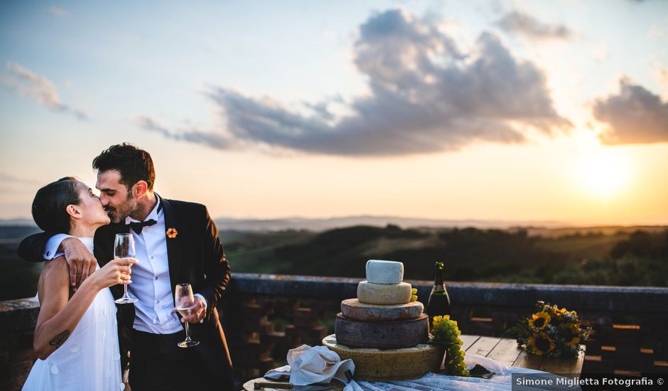 Il matrimonio di Samuele e Giulia a Asciano, Siena