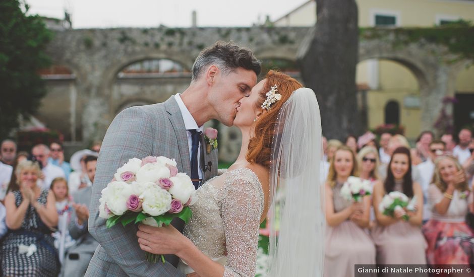 Il matrimonio di Rob e Kara a Ravello, Salerno