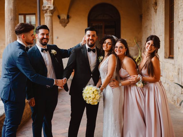 Il matrimonio di Elisabetta e Vincenzo a Colle di Val d&apos;Elsa, Siena 45