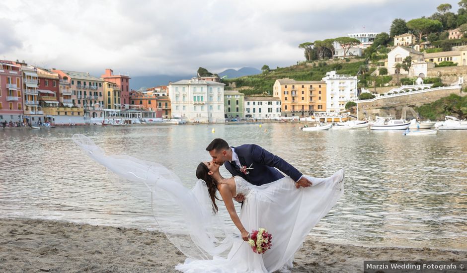Il matrimonio di Alberto e Morena a Sestri Levante, Genova