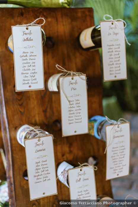 Tableau de mariage: 10 idee fai da te bellissime e facili da realizzare 1
