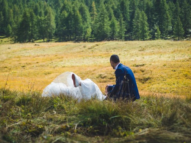 Il matrimonio di Lorenzo e Elisa a Valtournenche, Aosta 69