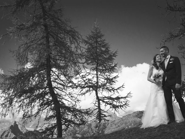 Il matrimonio di Lorenzo e Elisa a Valtournenche, Aosta 88