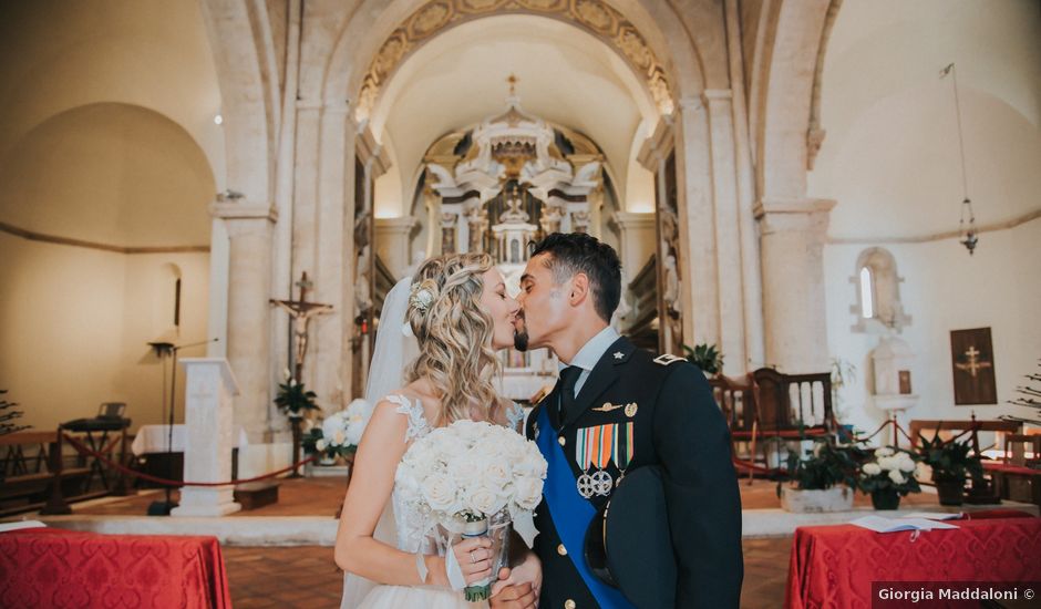 Il matrimonio di Marco e Vittoria a Radicofani, Siena