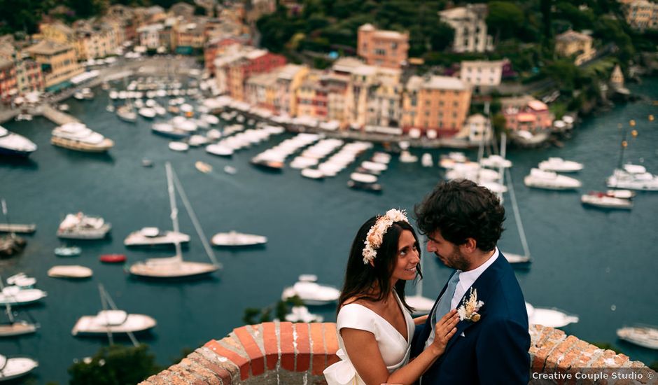 Il matrimonio di Alessio e Francesca a Portofino, Genova