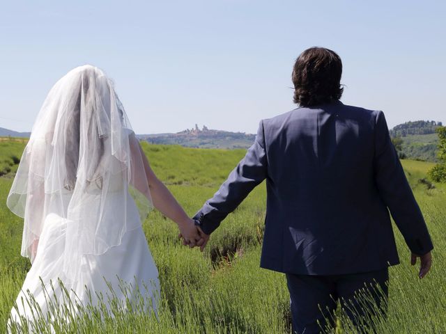 Il matrimonio di Giuseppe e Kerry a San Gimignano, Siena 2