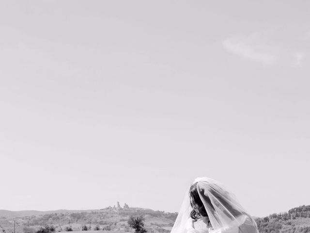 Il matrimonio di Giuseppe e Kerry a San Gimignano, Siena 7