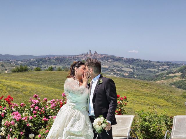 Il matrimonio di Stefano e Rosa a San Gimignano, Siena 1