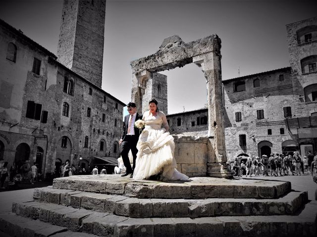 Il matrimonio di Stefano e Rosa a San Gimignano, Siena 4