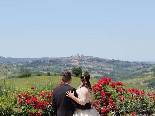 Il matrimonio di Stefano e Rosa a San Gimignano, Siena 9