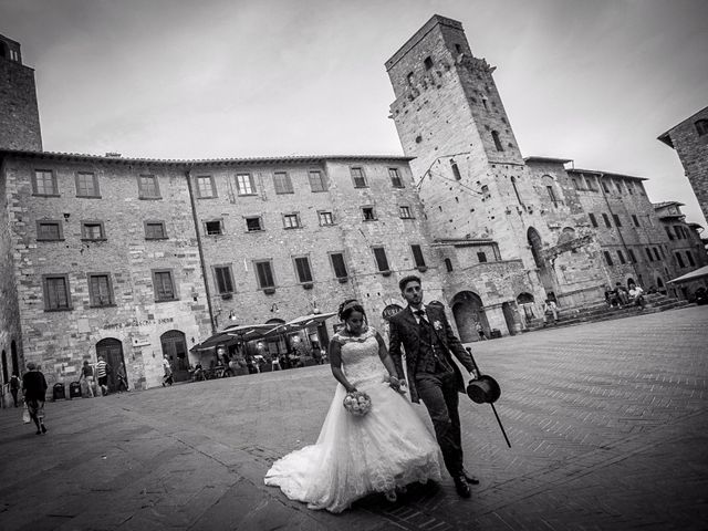 Il matrimonio di Pierluigi e Mayelin a San Gimignano, Siena 82