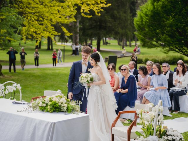Il matrimonio di Sayaka e Giacomo a Bleggio Inferiore, Trento 1