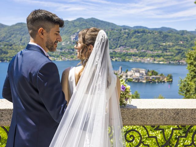 Il matrimonio di Gabriele  e Elena a Orta San Giulio, Novara 43