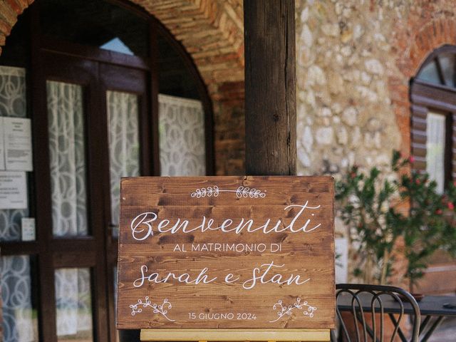 Il matrimonio di Sarah e Stan a Monticiano, Siena 5