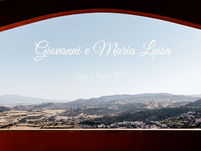 Il matrimonio di Giovanni e Maria Luisa a Ozieri, Sassari 1