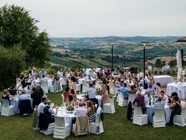 Il matrimonio di Flavia e Massimiliano a Montecarotto, Ancona 18