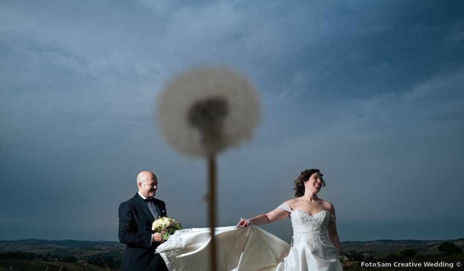 Il matrimonio di Flavia e Massimiliano a Montecarotto, Ancona