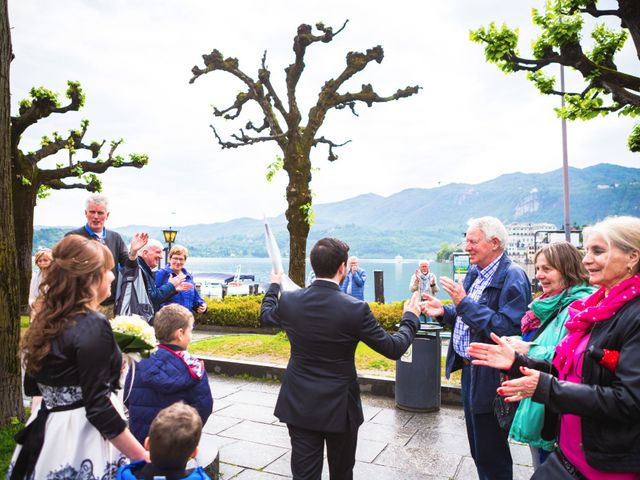 Il matrimonio di Francesco e Grethell a Orta San Giulio, Novara 28