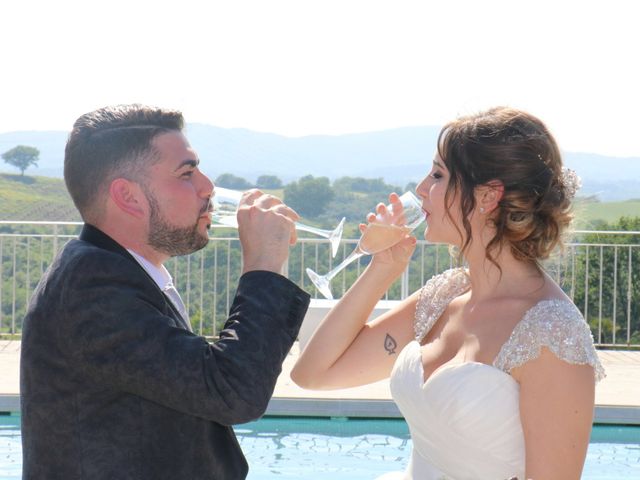 Il matrimonio di Angelo e Chiara a Bassano Romano, Viterbo 49
